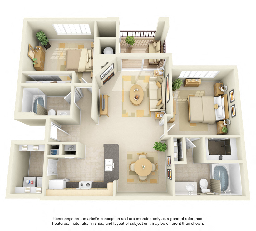 B2 - Keystone floor plan